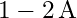 1 - 2 \, \text{A}