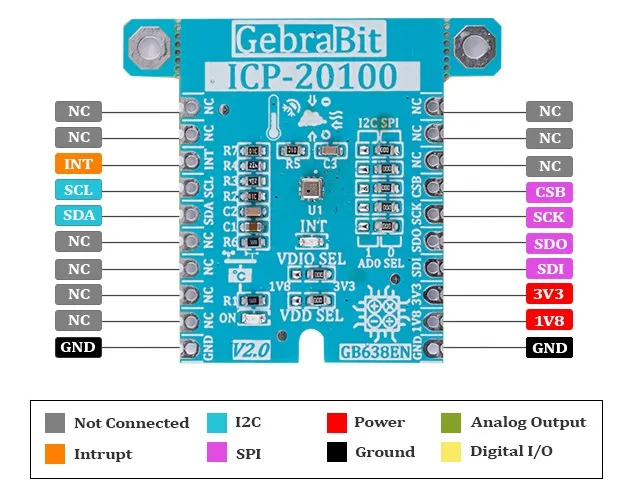 ICP20100-Pin-Out