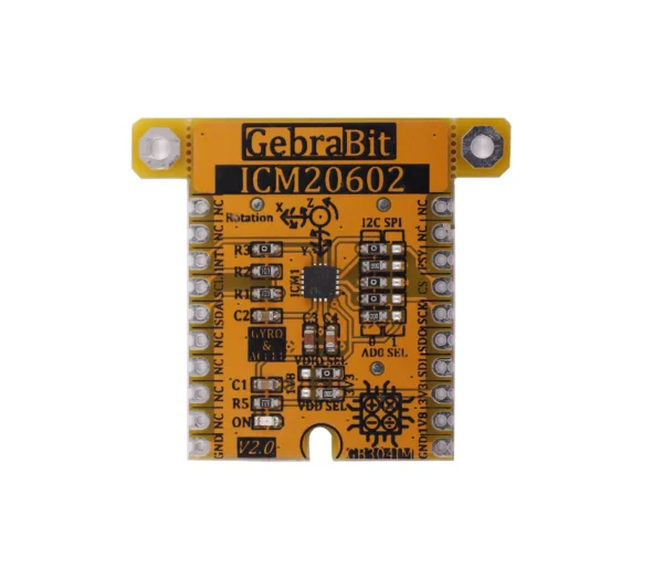 ماژول ژیروسکوپ و شتاب سنج 6 محوره Gebra ICM20602